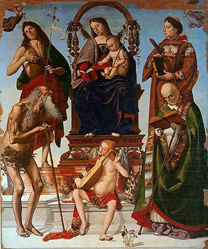 Sant Onofrio Altarpiece, Luca Signorelli